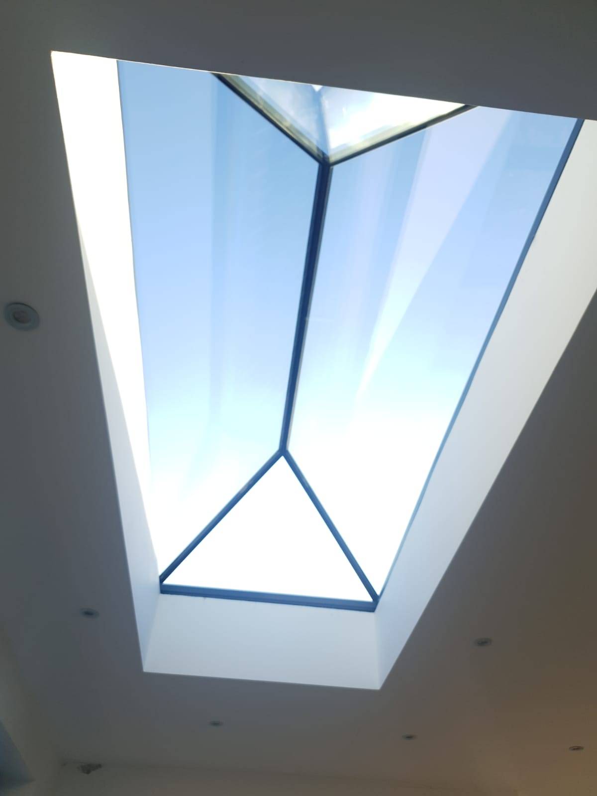 frameless roof lantern